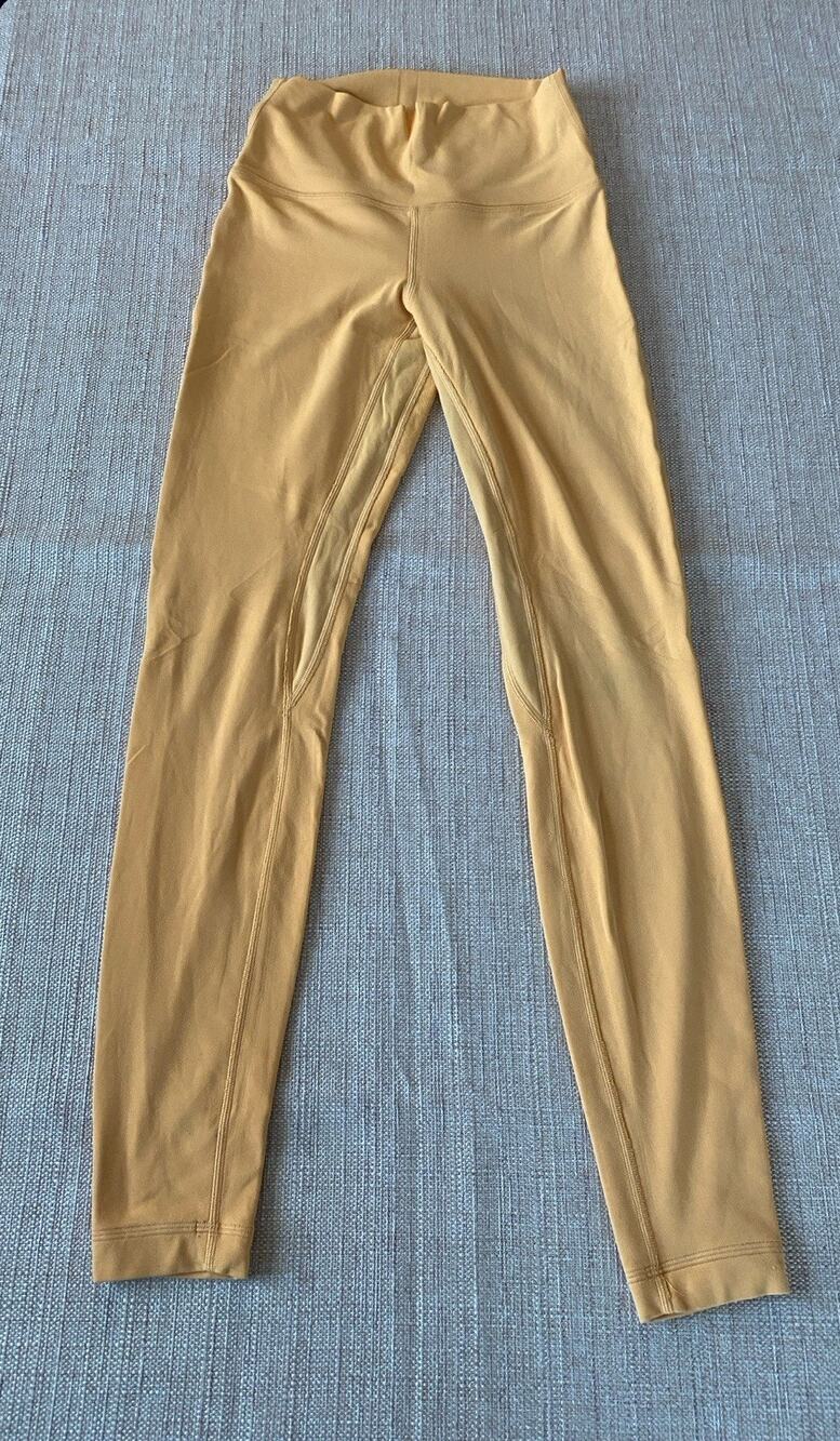 Lululemon Align Pant High Rise Leggings Yellow Size 4
